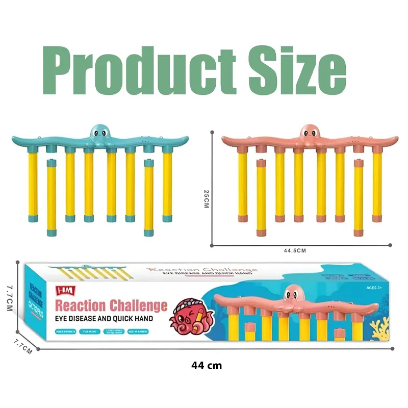 Catching Sticks Game – 3-Speed Adjustable Reaction and Hand-Eye Coordination Challenge, Remote Control Version (HM-10).